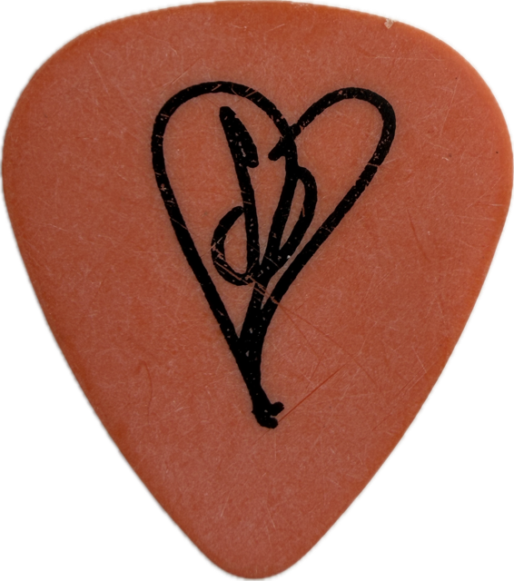 JAMES IHA SMASHING PUMPKINS 1998 ADORE TOUR HEART LOGO GUITAR PICK