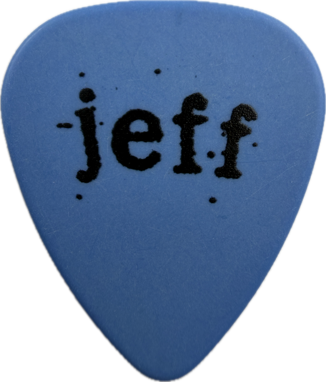 JEFF AMENT PEARL JAM SINGLE-SIDED TOUR GUITAR PICK FRONT