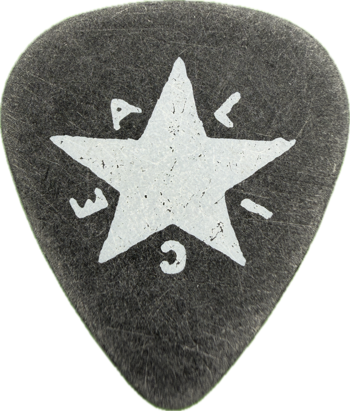 Jerry Cantrell Alice In Chains 2010 Black Gives Way To Blue Tour Star Black Guitar Pick front