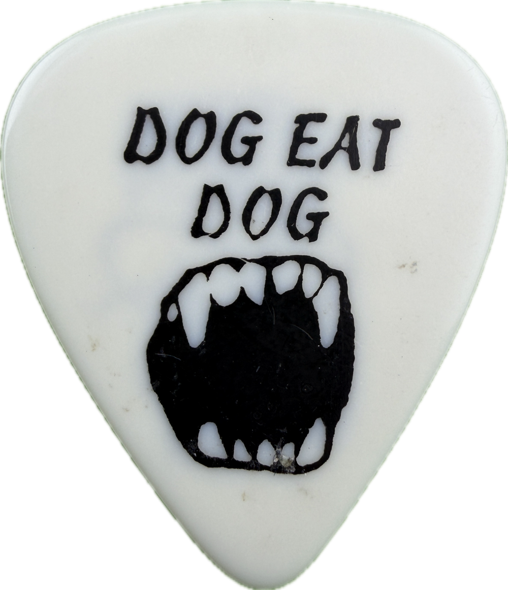 JERRY DIXON WARRANT 1992-93 DOG EAT DOG TOUR GUITAR PICK FRONT