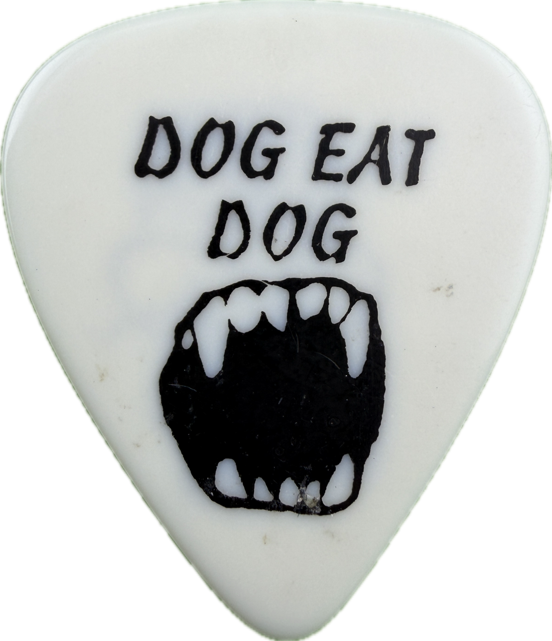 JERRY DIXON WARRANT 1992-93 DOG EAT DOG TOUR GUITAR PICK FRONT