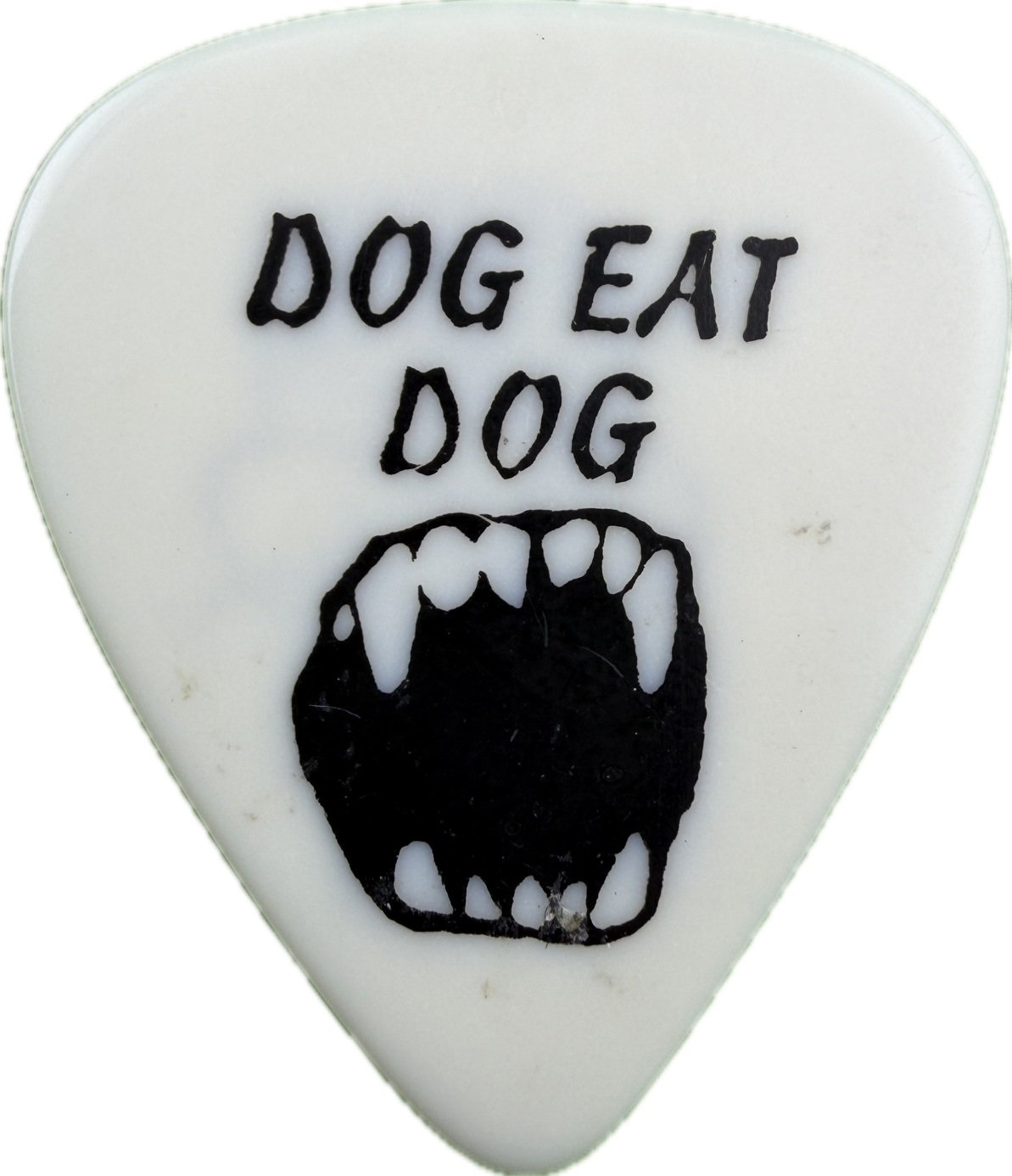 JERRY DIXON WARRANT 1992-93 DOG EAT DOG TOUR GUITAR PICK FRONT