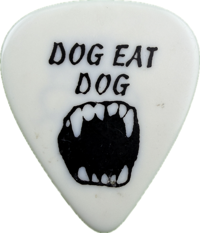 JERRY DIXON WARRANT 1992-93 DOG EAT DOG TOUR GUITAR PICK FRONT