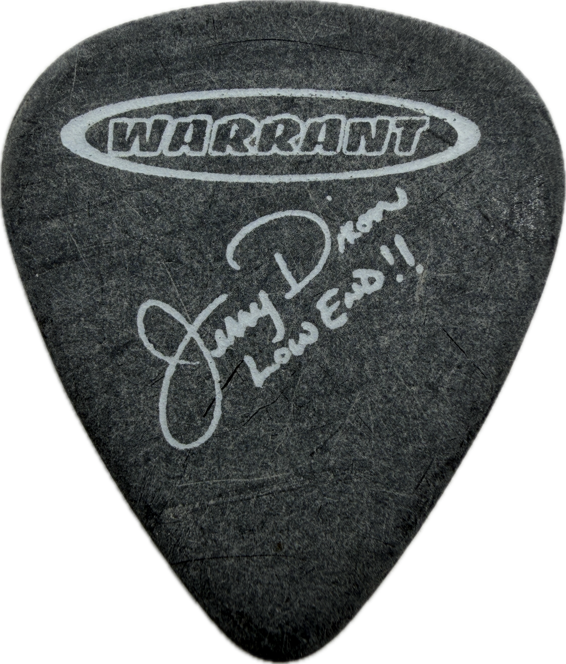 JERRY DIXON WARRANT 2002 TOUR GUITAR PICK