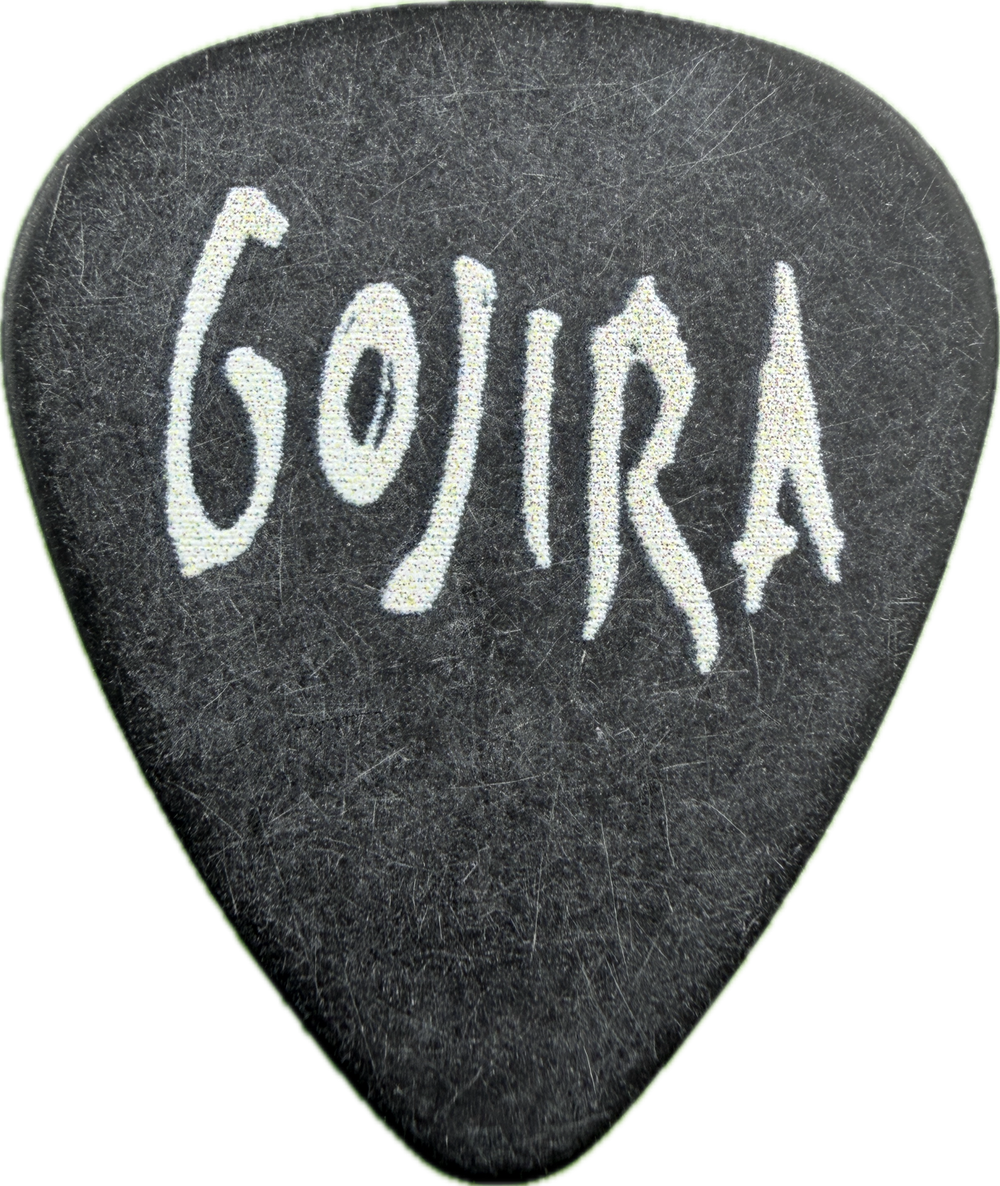 JOE DUPLANTIER GOJIRA 2005 FROM MARS TO SIRIUS FLYING WHALE GUITAR PICK FRONT