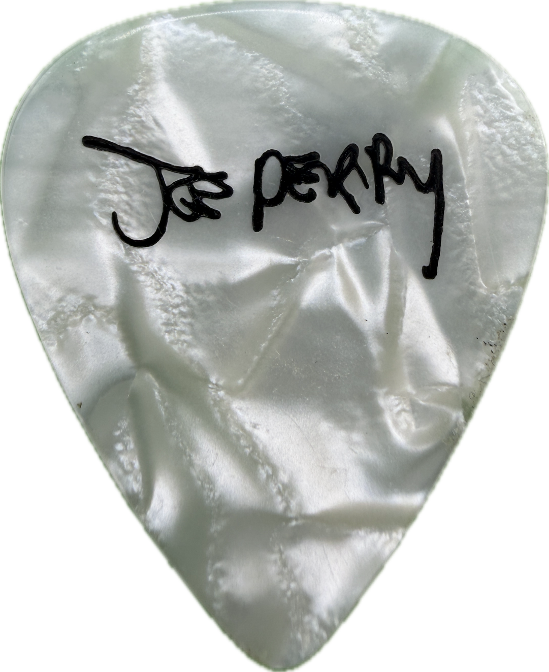 Joe Perry Aerosmith 1997 Nine Lives Tour Guitar Pick front