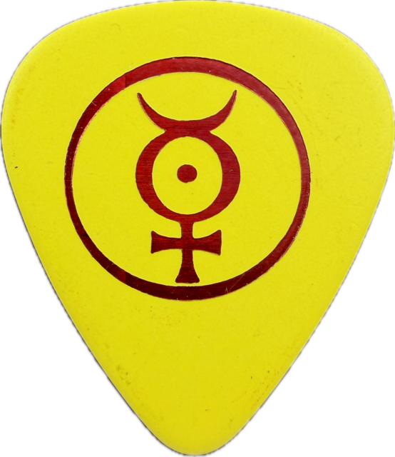 JOHN 5 MARILYN MANSON 2000 HOLY WOOD TOUR RED FOIL GUITAR PICK