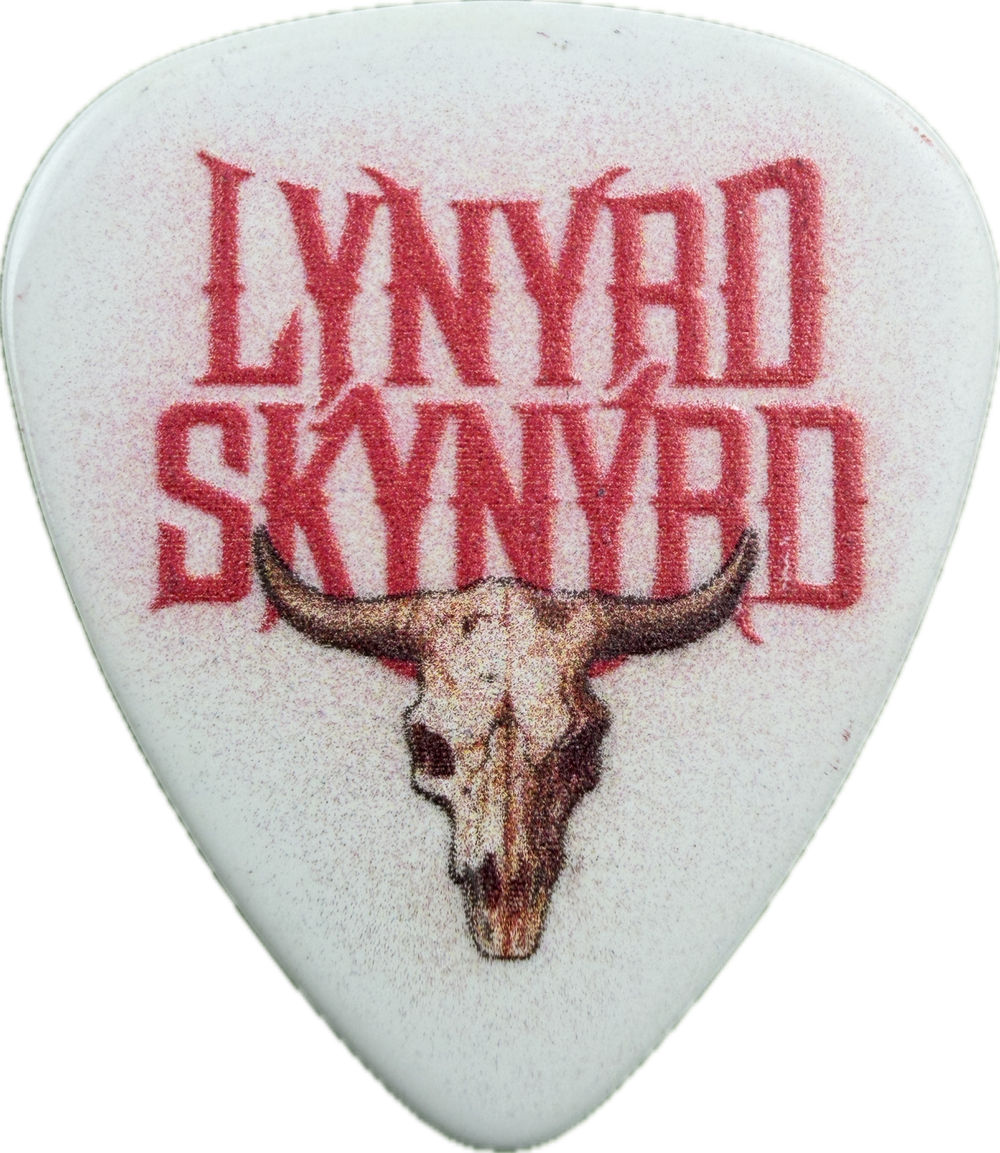 JOHNNY COLT LYNYRD SKYNYRD LOGO SIGNATURE GUITAR PICK FRONT