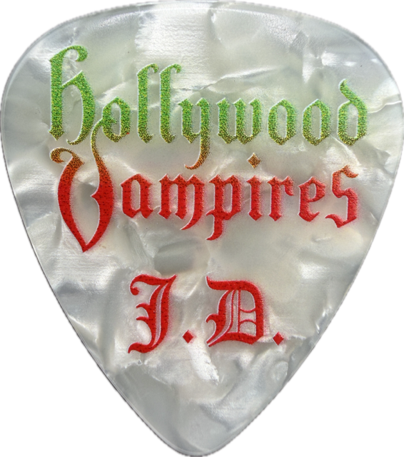 JOHNNY DEPP HOLLYWOOD VAMPIRES CHRISTMAS GUITAR PICK