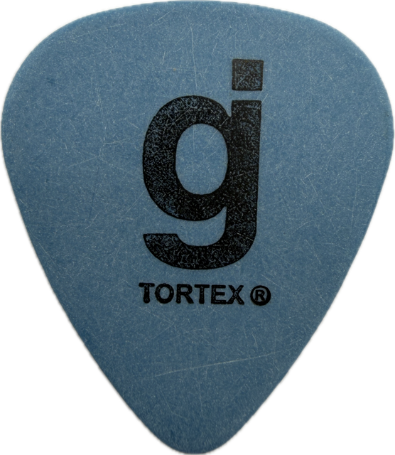 JUSTIN BECK GLASSJAW 2003 WORSHIP AND TRIBUTE TOUR "DAVE MUSTAINE IS GOD" GUITAR PICK