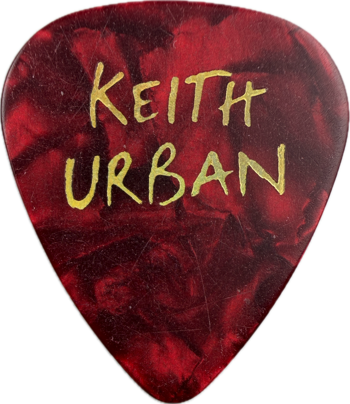 KEITH URBAN 2011 GET CLOSER TOUR GUITAR PICK FRONT