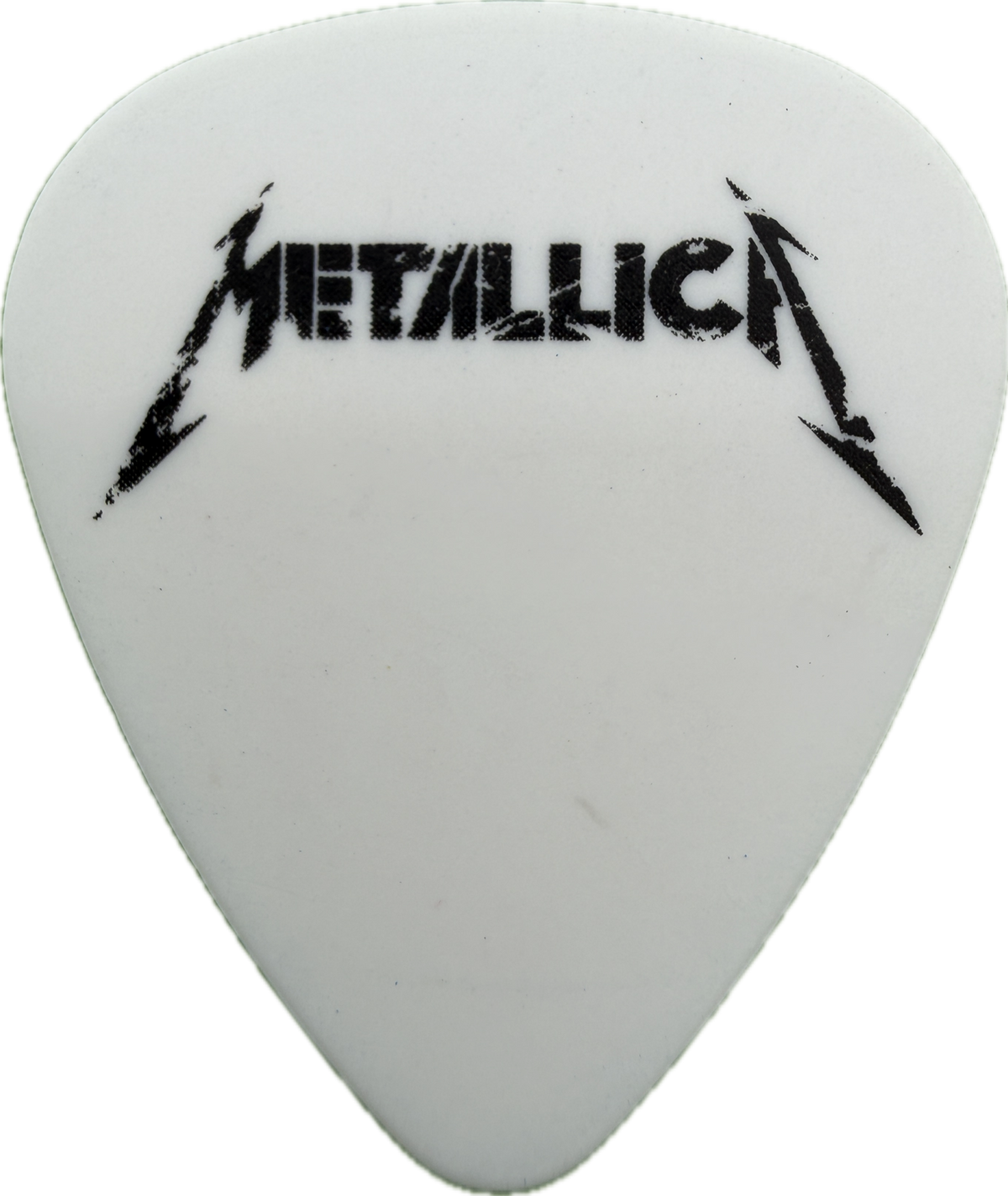 Kirk Hammett Metallica 2004 St. Anger Tour Red Tongue Guitar Pick front