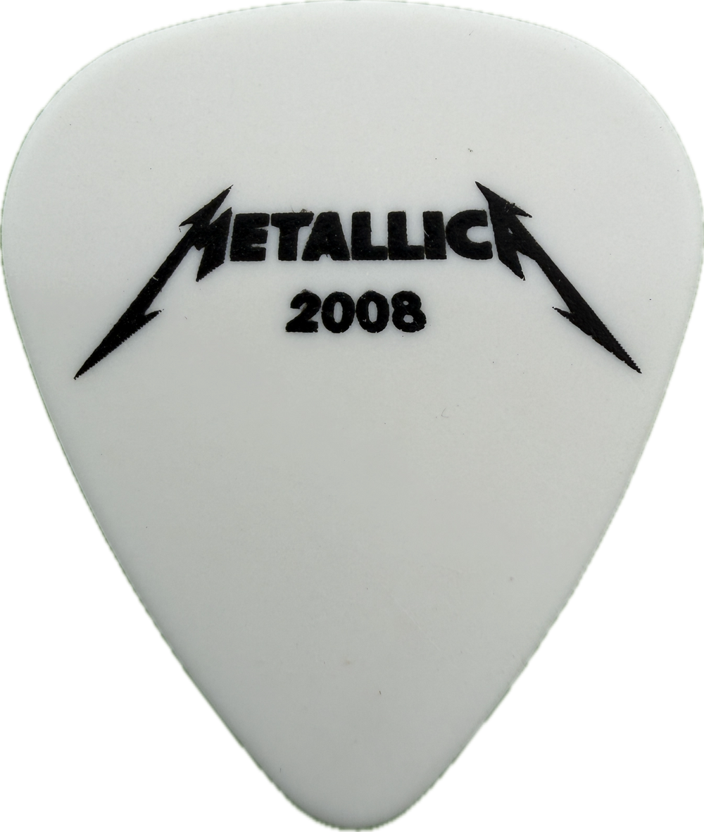Kirk Hammett Metallica 2008 Death Magnetic Tour Vulturus Guitar Pick front