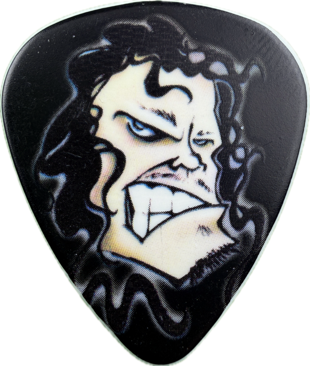 Kirk Hammett Metallica 2011 30Th Anniversary Tour Monster guitar pick front