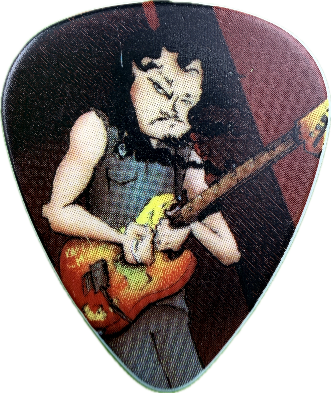 Kirk Hammett Metallica 2011 30Th Anniversary Tour Portrait guitar pick front