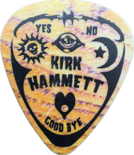 KIRK HAMMETT DIRTY DONNY OUIJA GUITAR PICK