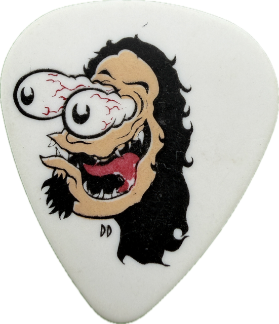KIRK HAMMETT DIRTY DONNY POPPING EYES GUITAR PICK