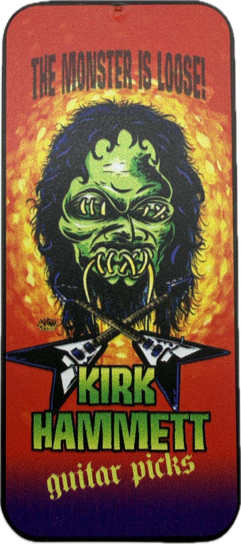 KIRK HAMMETT SIGNATURE GUITAR PICK TIN