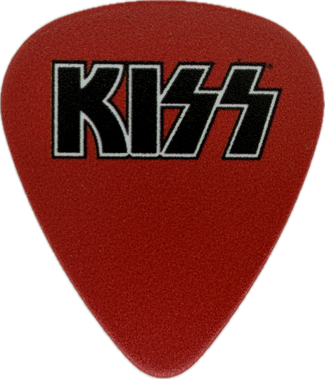 KISS RED / BLACK GUITAR PICK