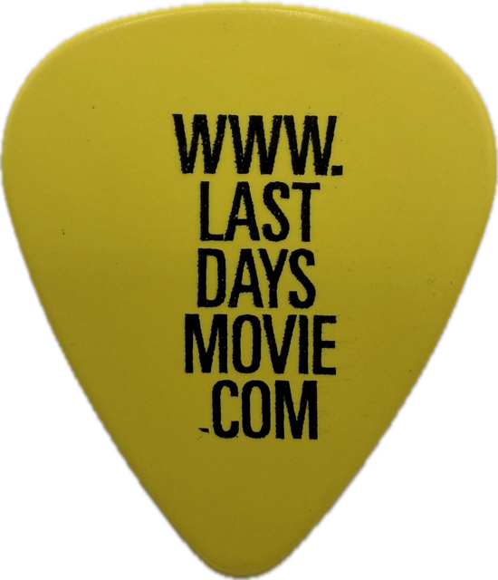 KURT COBAIN LAST DAYS 2005 MOVIE PROMO GUITAR PICK