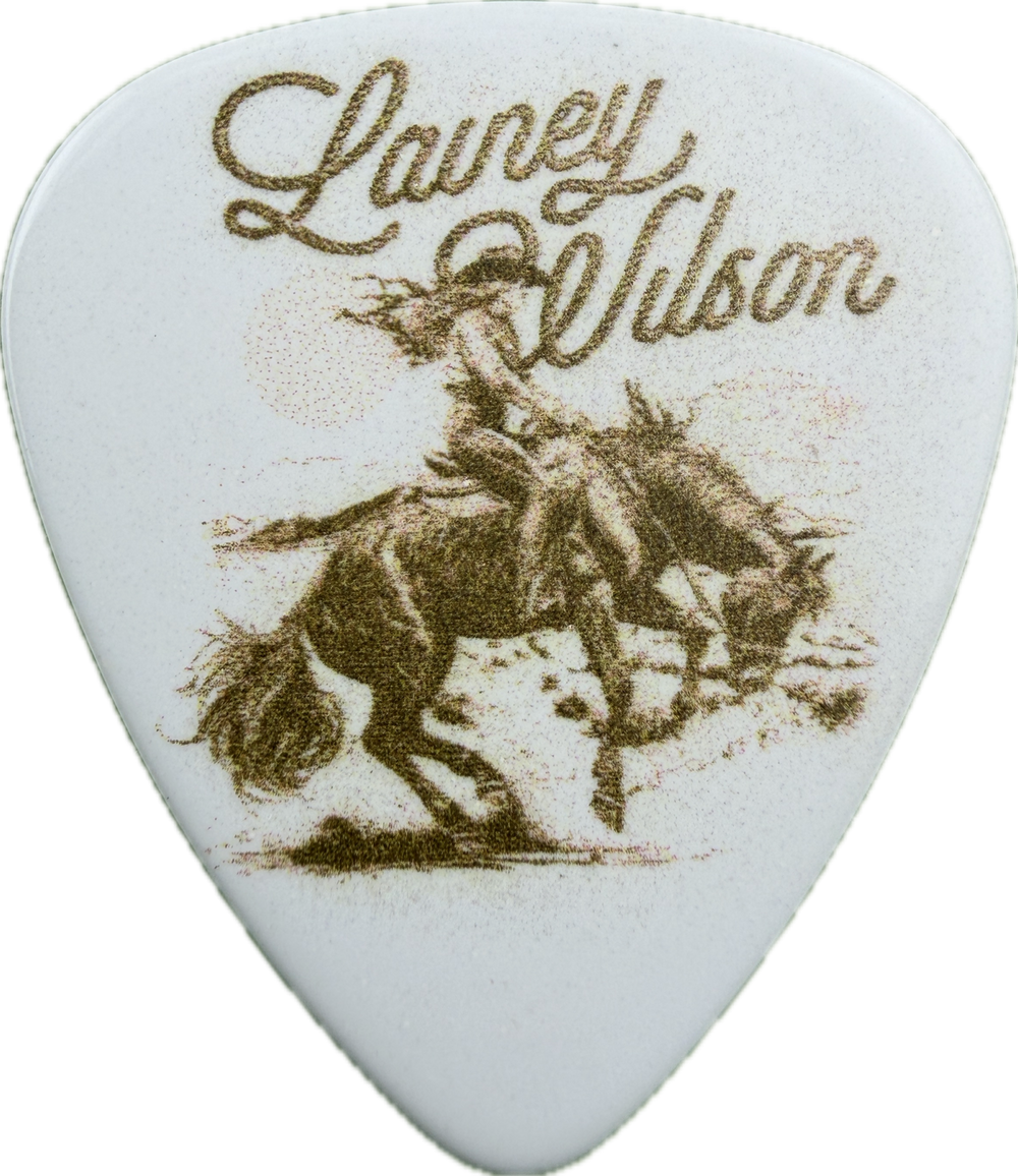 LAINEY WILSON WHIRLWIND TOUR 2025 LOGO GUITAR PICK FRONT