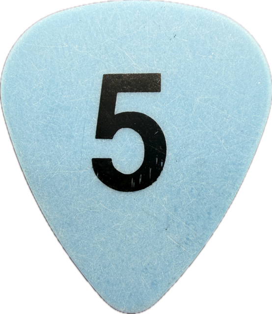 LENNY KRAVITZ 1998 5 TOUR GUITAR PICK