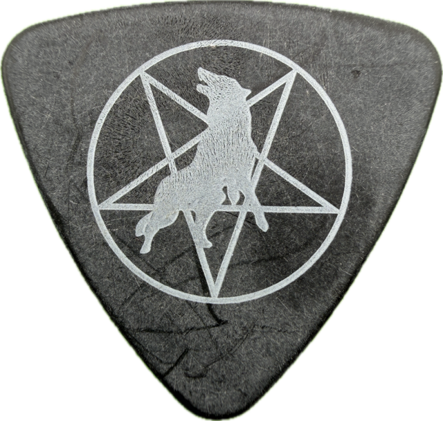 MARDUK WOLF PENTAGRAM GUITAR PICK