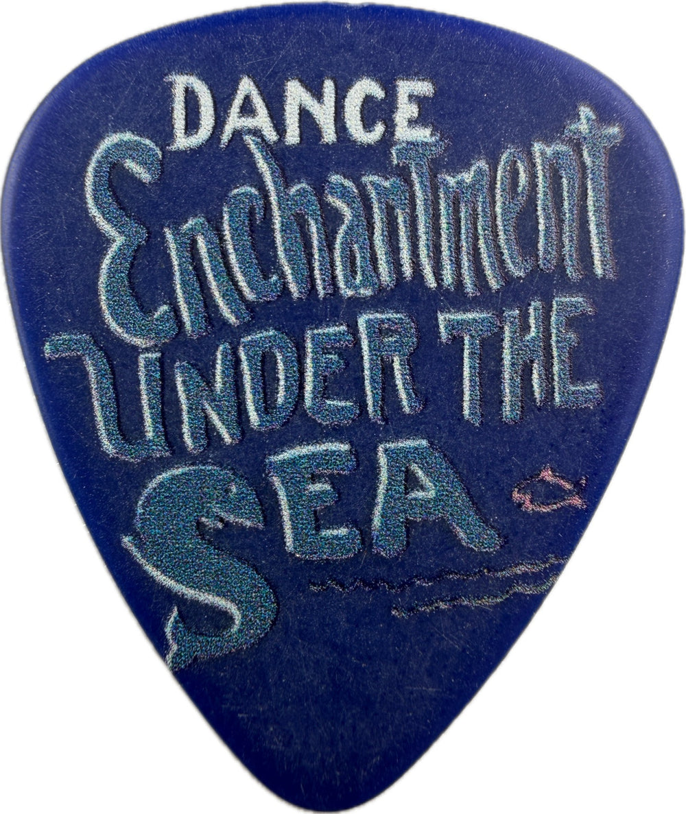 Marty McFly Back to the Future Gibson blue Enchantment Under the Sea dance guitar pick front