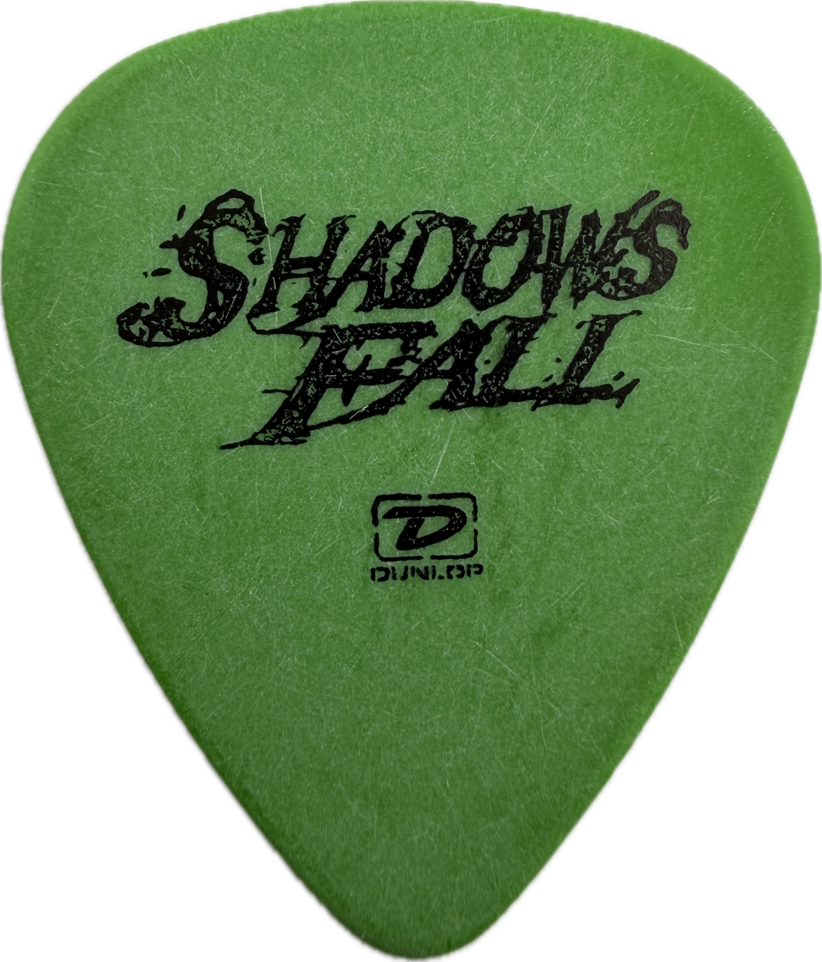 Matthew Bachand Shadows Fall 2005 The War Within Tour Guitar Pick front shadows fall logo green