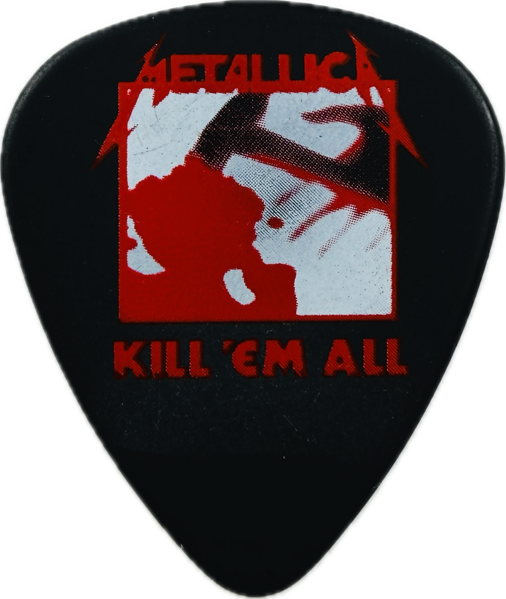Metallica 2016 Record Store Day Ambassador Kill 'Em All Guitar Pick front