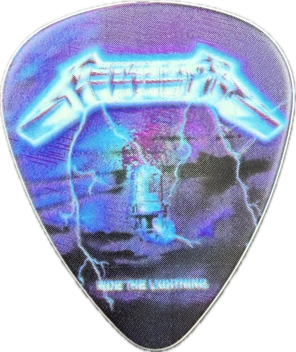 Metallica 2016 Record Store Day Ambassador Ride The Lightning Guitar Pick front