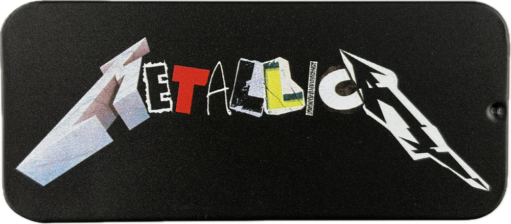 Metallica Album Cover Pick Tin front