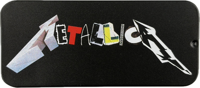 Metallica Album Cover Pick Tin front