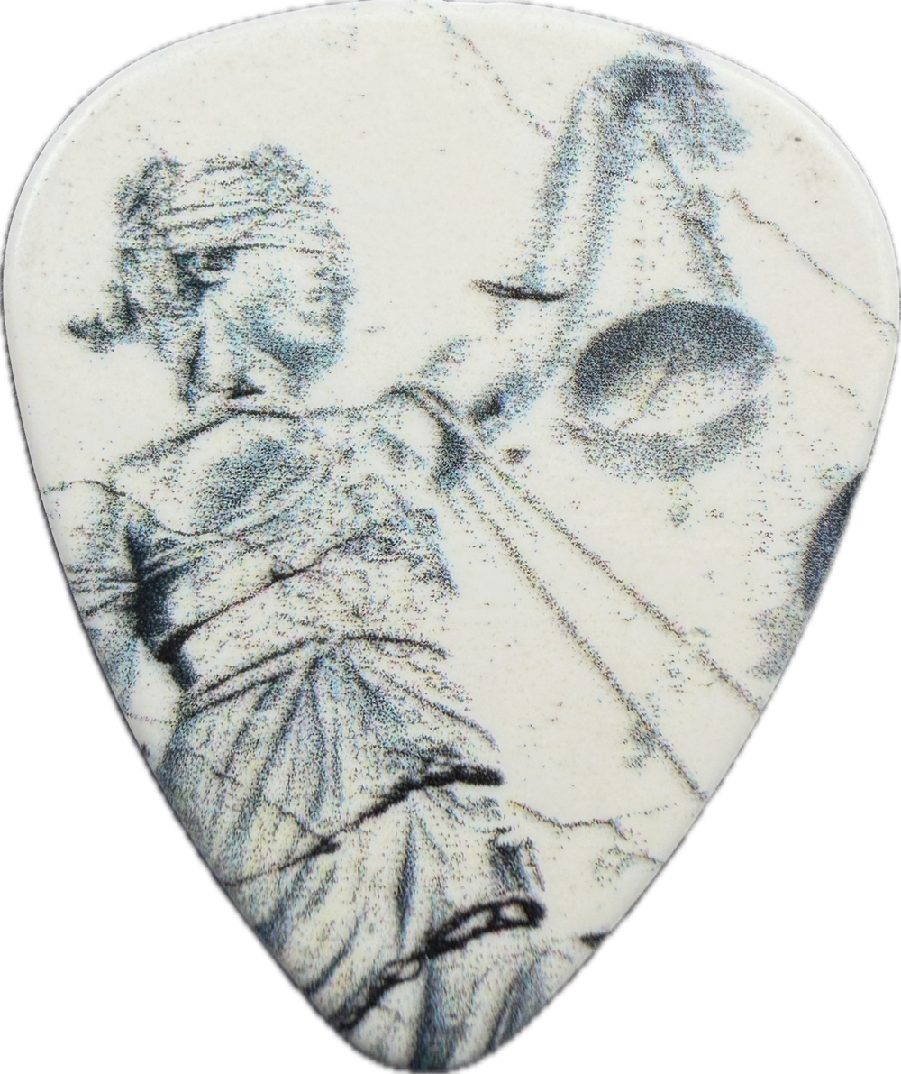 Metallica ...And Justice for All album cover guitar pick front