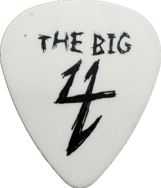 METALLICA THE BIG 4 2011 ENGLAND WHITE GUITAR PICK