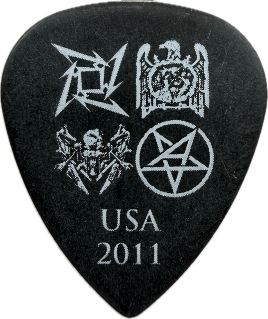 METALLICA THE BIG 4 2011 USA TOUR GUITAR PICK