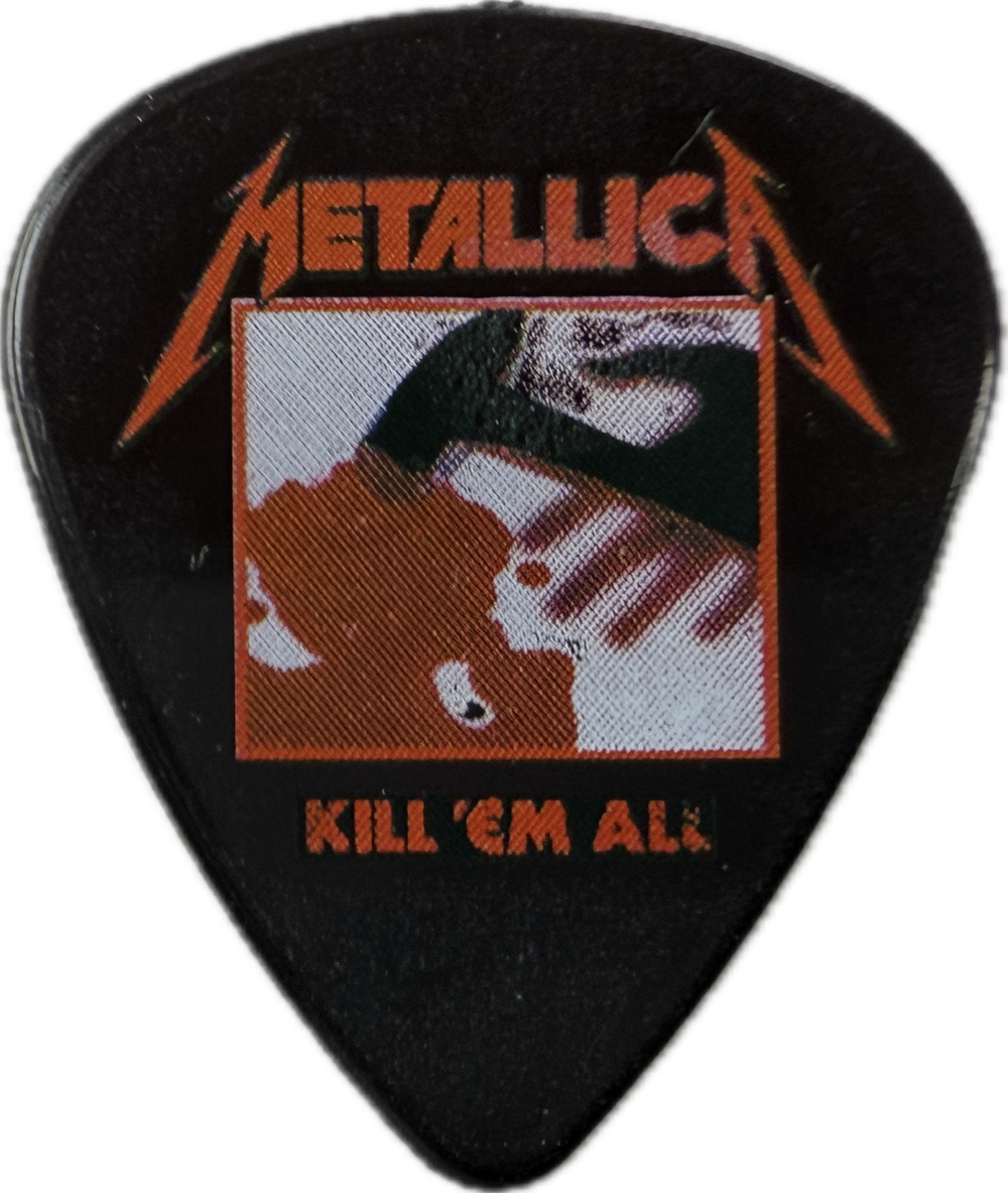 METALLICA KILL 'EM ALL ALBUM GUITAR PICK FRONT