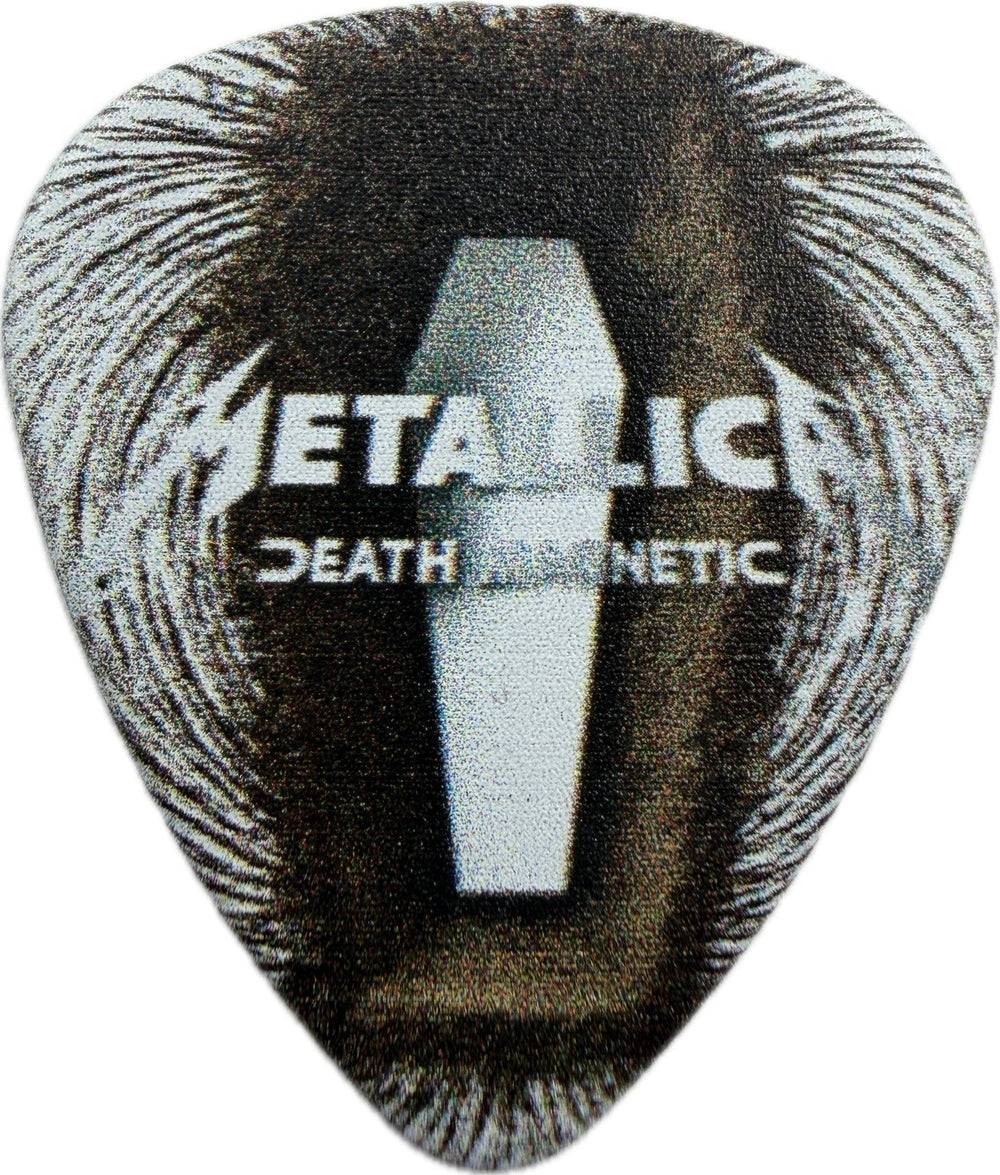 Metallica Life Burns Faster Death Magnetic Sphere Las Vegas guitar pick front
