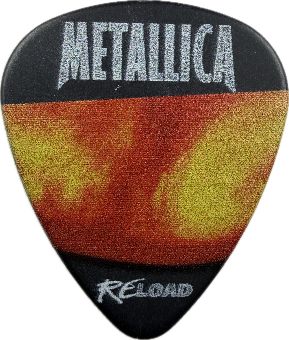 Metallica Life Burns Faster Reload Sphere Las Vegas guitar pick front