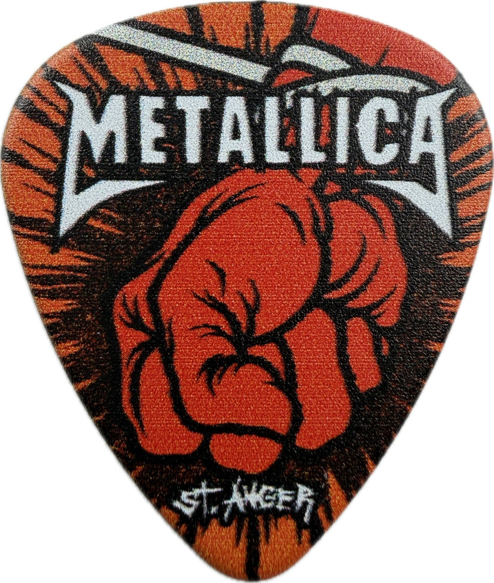 Metallica Life Burns Faster St. Anger Sphere Las Vegas guitar pick front