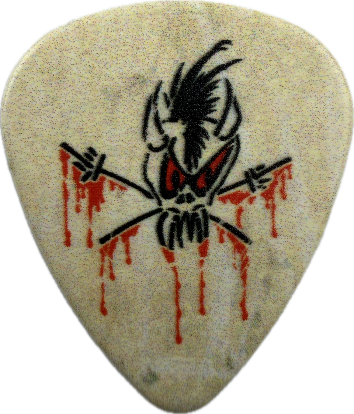 Metallica LIVE SHIT: BINGE & PURGE guitar pick front, Live Shit artwork