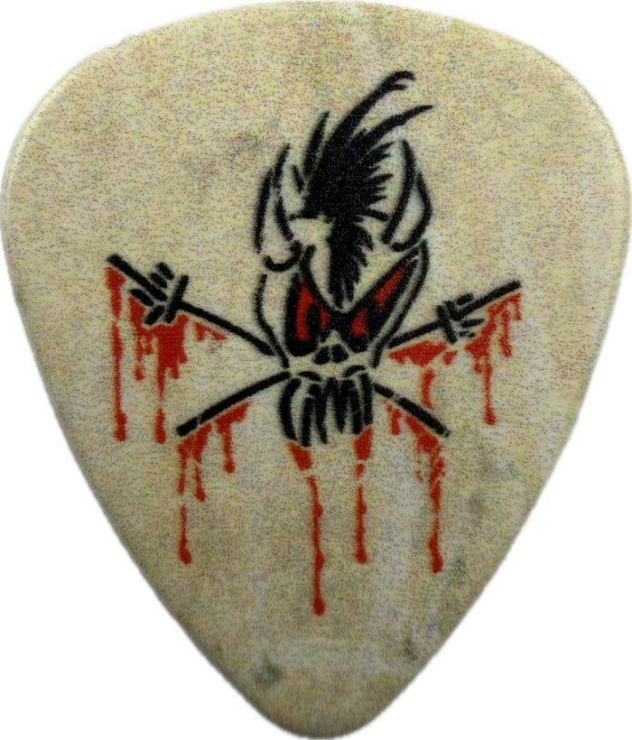 Metallica LIVE SHIT: BINGE & PURGE guitar pick front, Live Shit artwork
