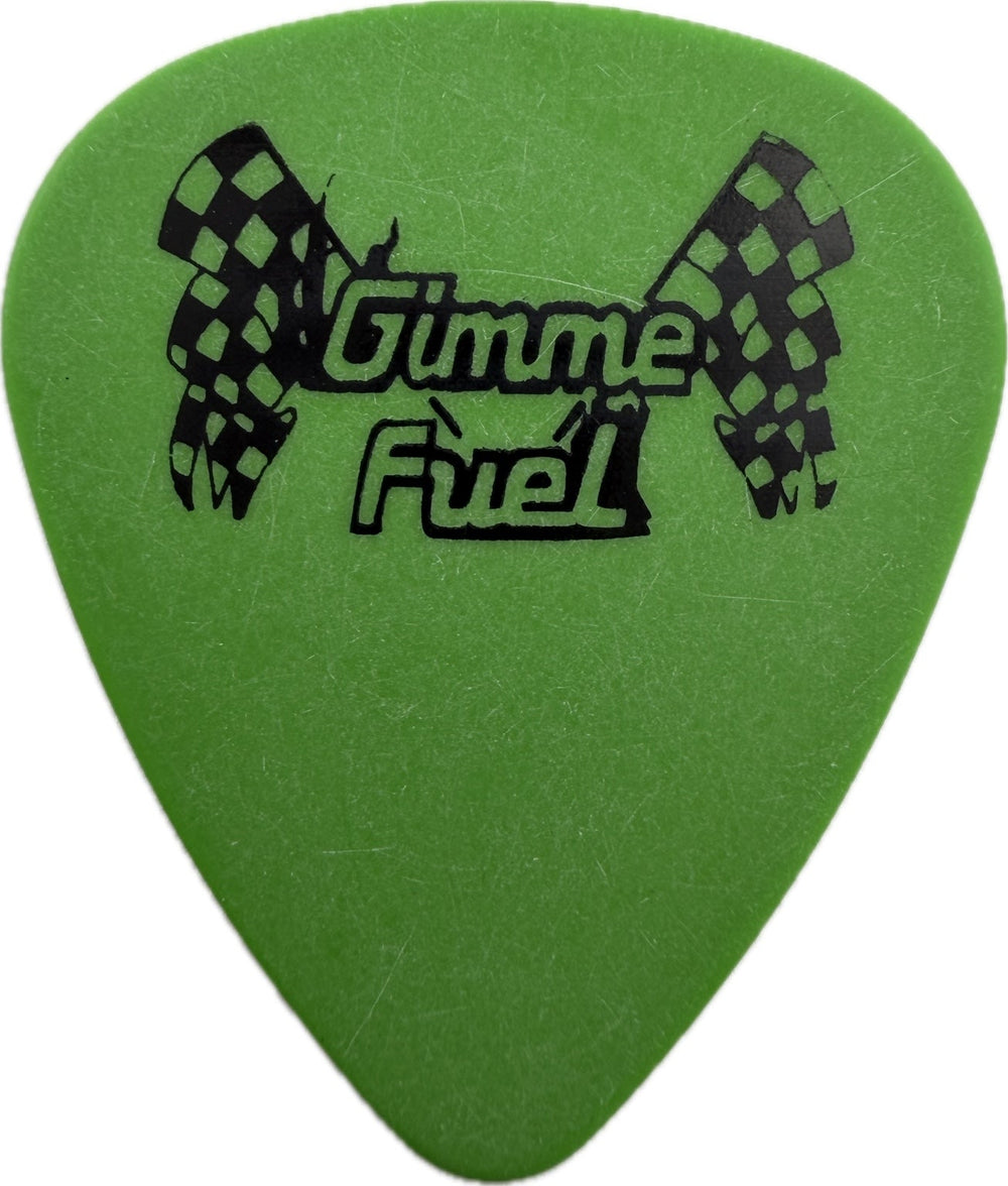Metallica green Gimme Fuel guitar pick