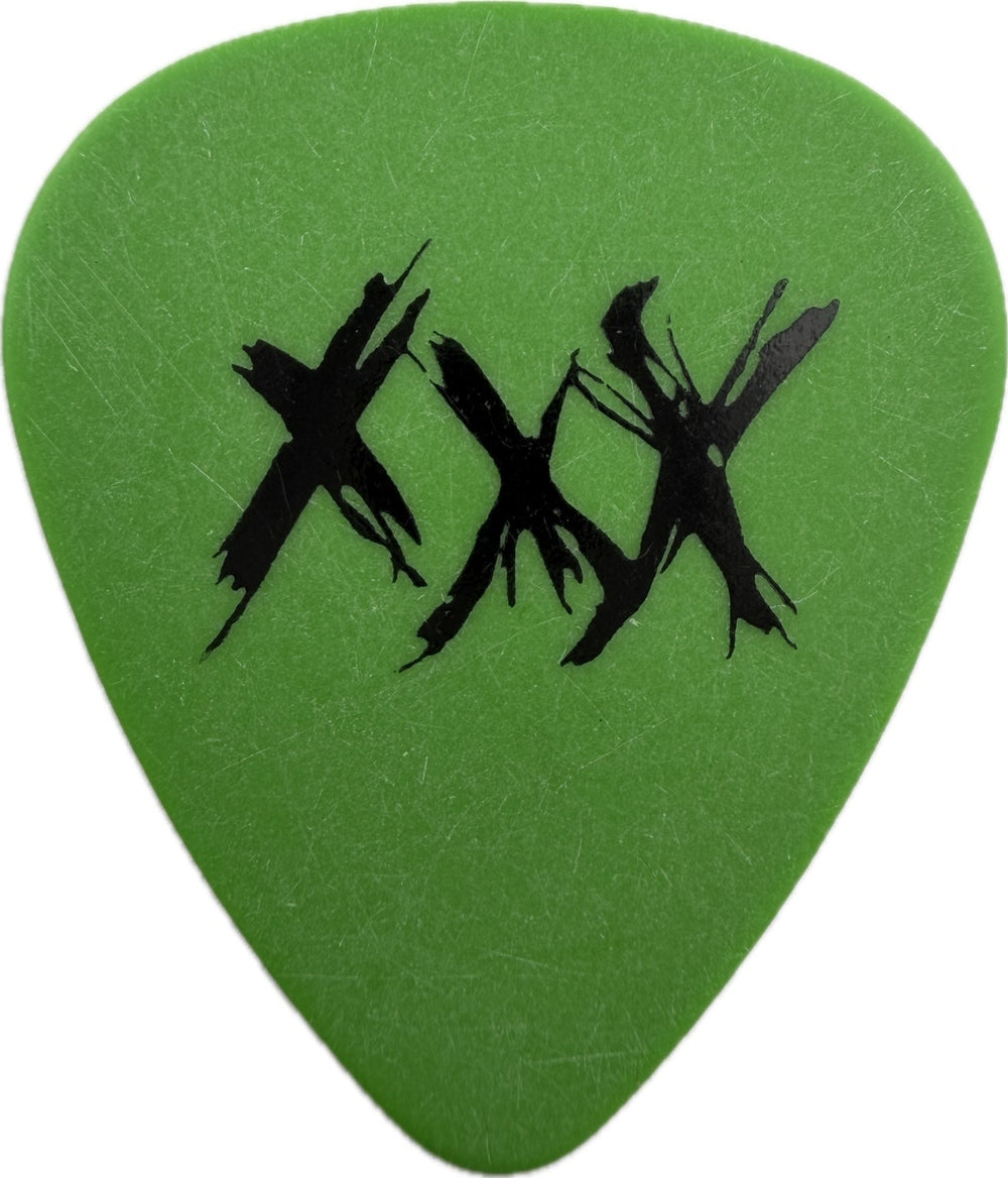 Metallica green XXX 30th Anniversary guitar pick