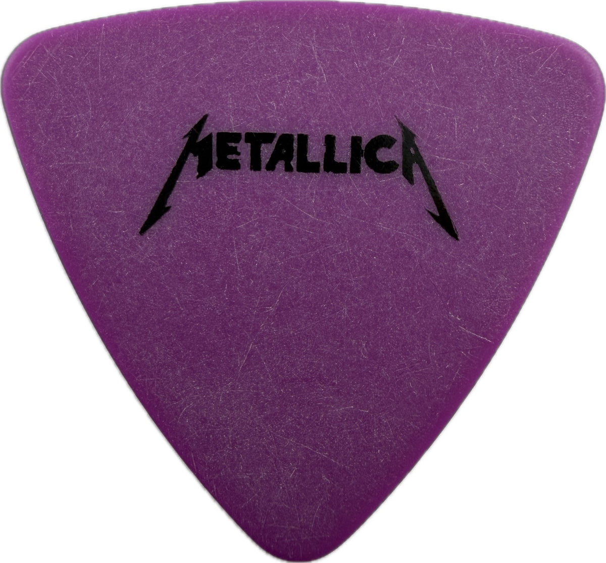 Metallica purple logo guitar pick