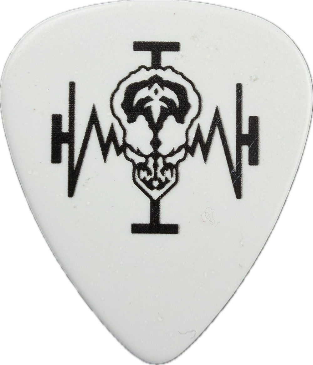 Michael Wilton Queensrÿche Logo Signature Guitar Pick front