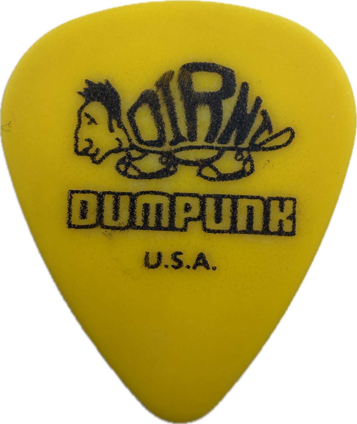 Mike Dirnt Green Day 2001 Warning Tour Dunpunk guitar pick front