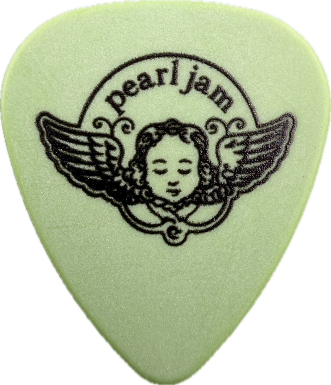 MIKE MCCREADY PEARL JAM ANGEL WINGS MR POTATO HEAD GUITAR PICK FRONT