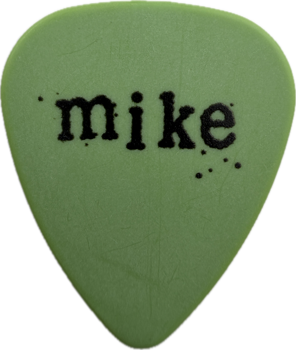 MIKE MCCREADY PEARL JAM SINGLE-SIDED GUITAR PICK FRONT