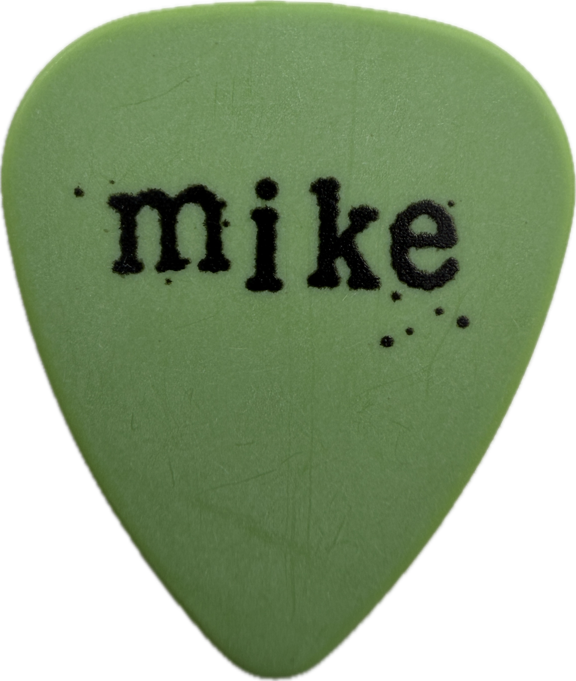 MIKE MCCREADY PEARL JAM SINGLE-SIDED GUITAR PICK FRONT